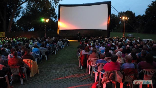 Begrüßung vor dem Filmstart